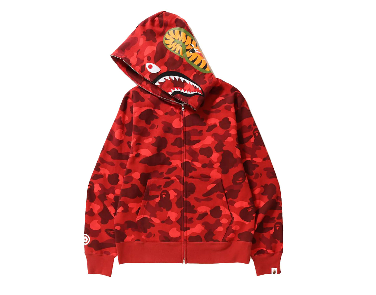 Bape Zip Up Red